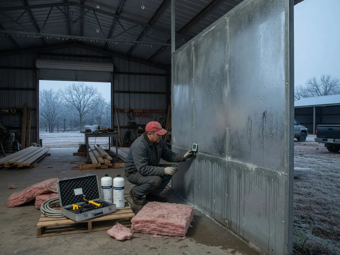 How to Stop Condensation in Owasso Metal Shops and Pole Barns